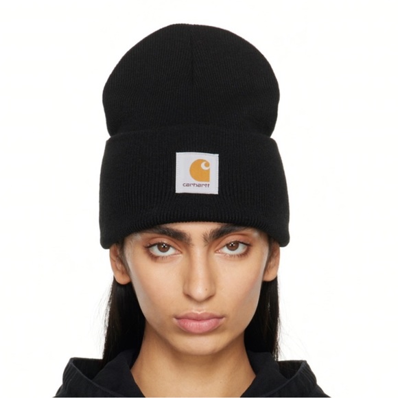 Carhartt Knit Cuffed Beanie in Black - Picture 4 of 6